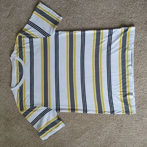 White Striped Zine T-shirt